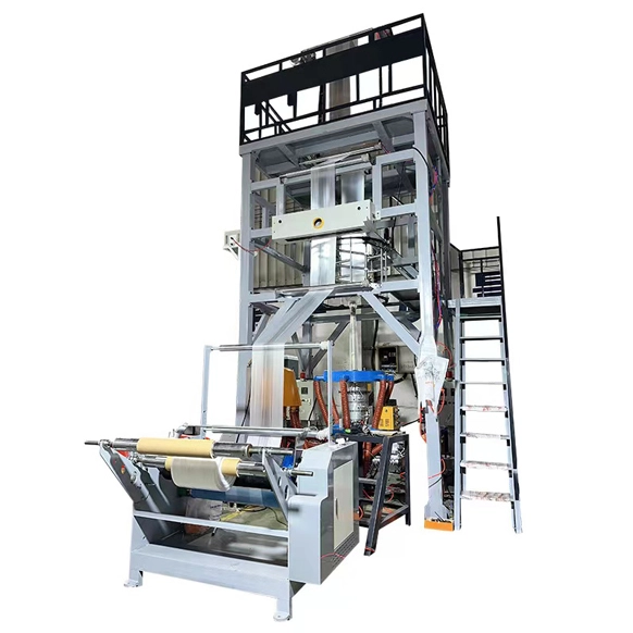 aba 3 layer co extrusion ldpe hdpe film blowing machine 2